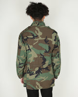 1990s vintage us army m81 woodland m65 jacket - small