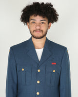 1980s Vintage Canadian Air Force Blue Dress Jacket - Medium