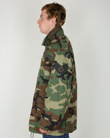 2000 US Army M81 Woodland Camouflage M65 Field Jacket - Medium / Long