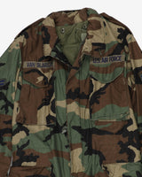 1991 Vintage US Army M81 Woodland M65 Cold Weather Field Jacket - Small Long