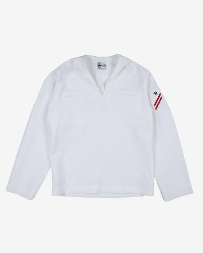 2011 US NAVY White Poly/WOOL CRACKERJACK JUMPER - Medium