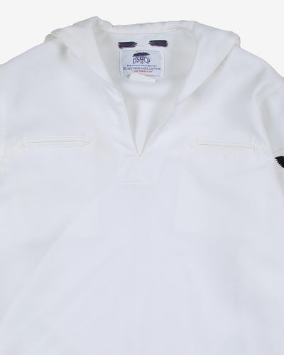 2004 US NAVY White Poly/WOOL CRACKERJACK JUMPER - Small