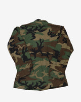 1990s Vintage US Military Unpatched M81 Woodland Camo BDU Coat - medium / regular