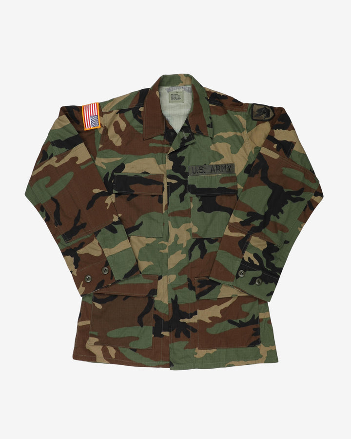 1989 Vintage US Army M81 Woodland Camo BDU Coat - small / reg