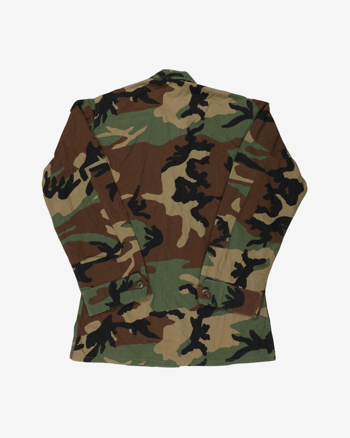 1989 Vintage US Army M81 Woodland Camo BDU Coat - small / reg