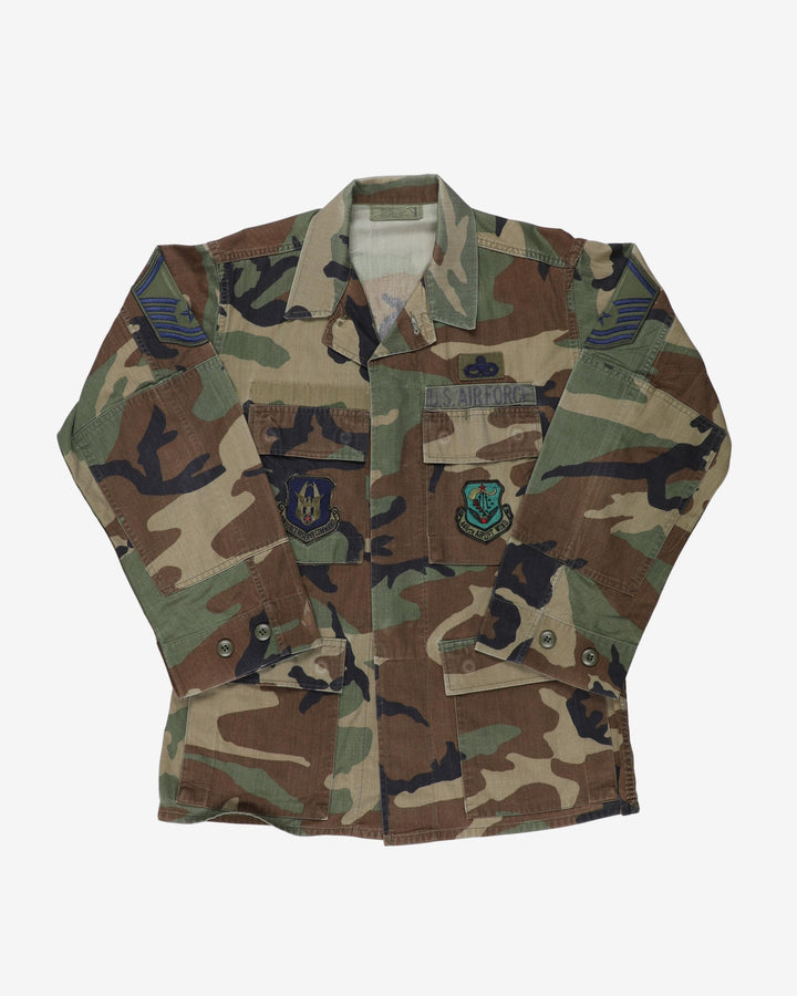 1993 Vintage US Air Force M81 Woodland Camo BDU Coat - small / short