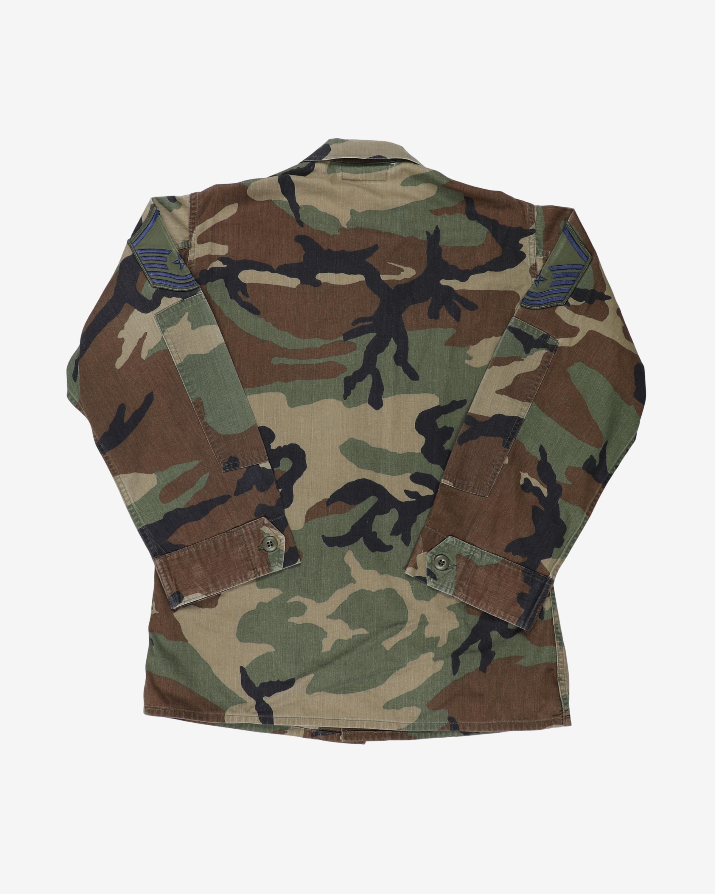 1993 Vintage US Air Force M81 Woodland Camo BDU Coat - small / short