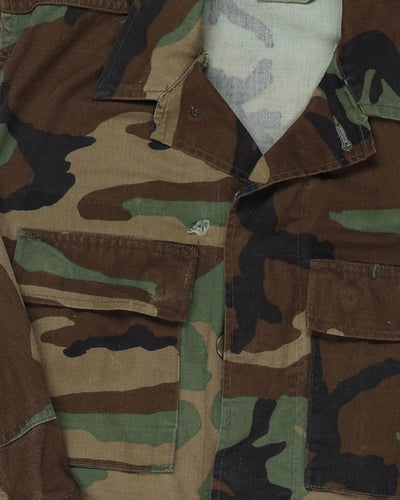 1999 Vintage US Army M81 Woodland Camouflage BDU Coat - small / short