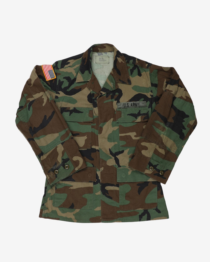 1999 Vintage US Military M81 Woodland Camo BDU Coat - small / short