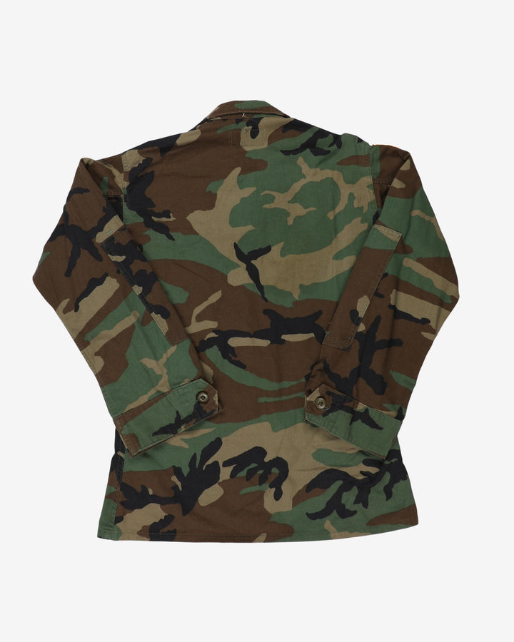 1999 Vintage US Military M81 Woodland Camo BDU Coat - small / short