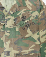 1970 Vietnam Vintage US Marines ERDL Tropical Combat Coat / Jungle Jacket - Small
