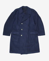 1951 Vintage US Air Force Blue Wool Overcoat - 41S