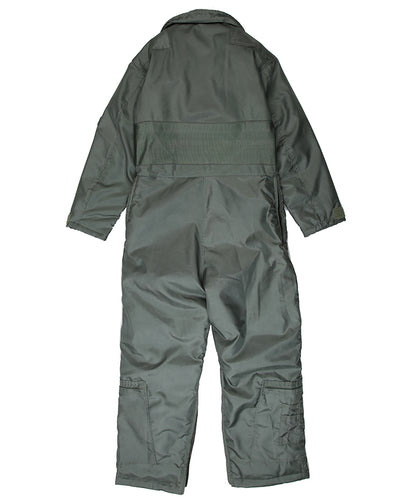 1980s Vintage US Air Force Sage Green CWU Cold Weather Flight Suit Coveralls - Medium