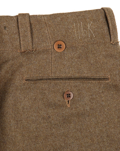 Original NOS WW2 British Army 1937 Pattern Battledress Wool Trousers - 38"