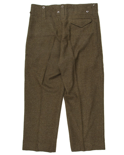 1962 Vintage Post-WW2 Canadian Army M1954 Serge Wool Trousers - 40"