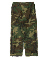 2000's US Army Issue M81 Woodland Camouflage Waterproof Trousers - 30"W