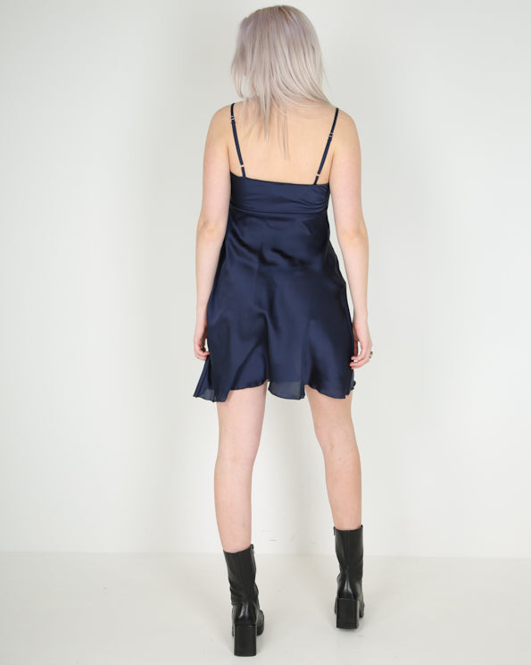 Rokit Originals Victoria Slip Dress - Blue