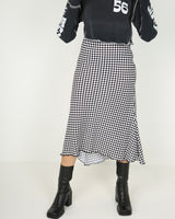 Rokit Originals Vintage Fabric Faery Slip Skirt - Black &amp; White