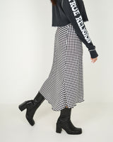 Rokit Originals Vintage Fabric Faery Slip Skirt - Black &amp; White