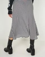 Rokit Originals Vintage Fabric Faery Slip Skirt - Black &amp; White