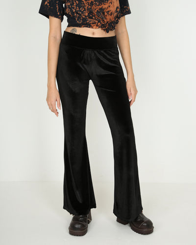 Rokit Originals Velour Lounge Trousers - Black