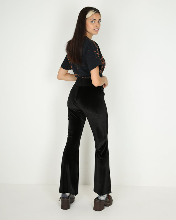 Rokit Originals Velour Lounge Trousers - Black