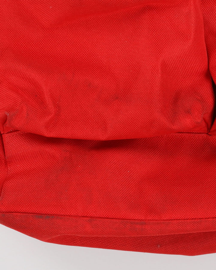 Off-White Well-Worn Red "Backpack" Virgil Abloh Design Rucksack / Backpack