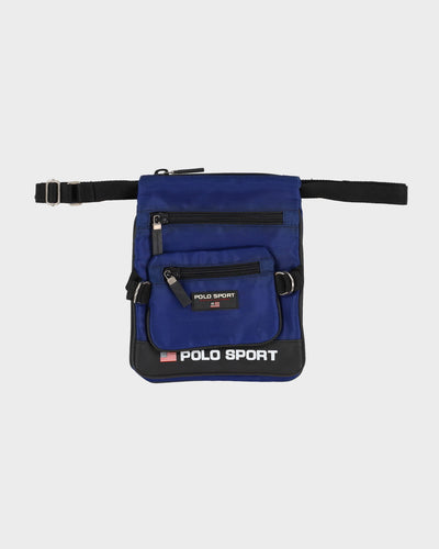 90s Polo Sport Ralph Lauren  Blue / Black Cross Body Side Bag