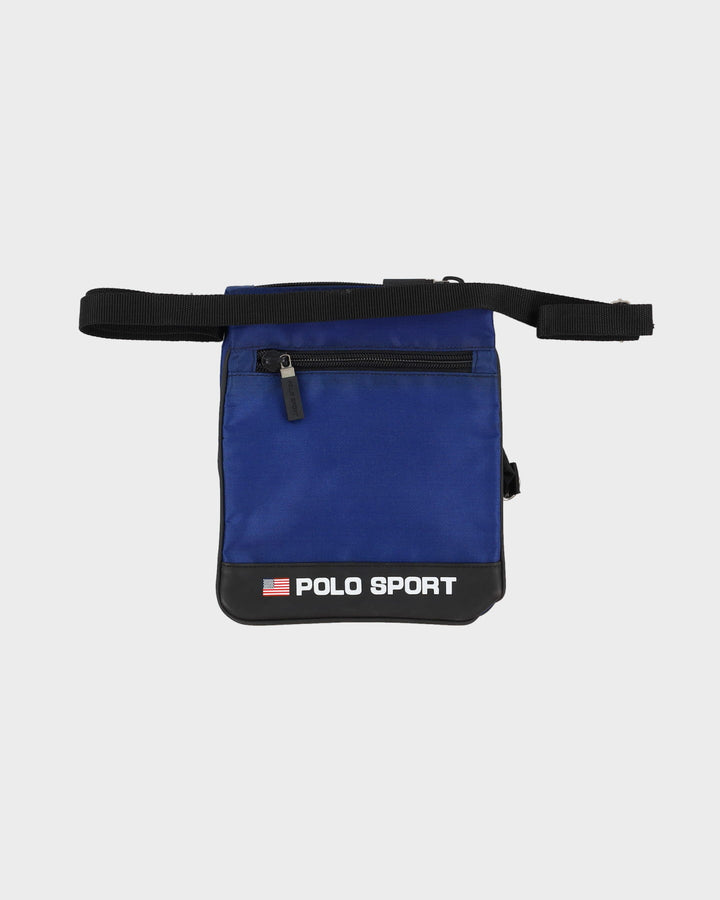90s Polo Sport Ralph Lauren  Blue / Black Cross Body Side Bag