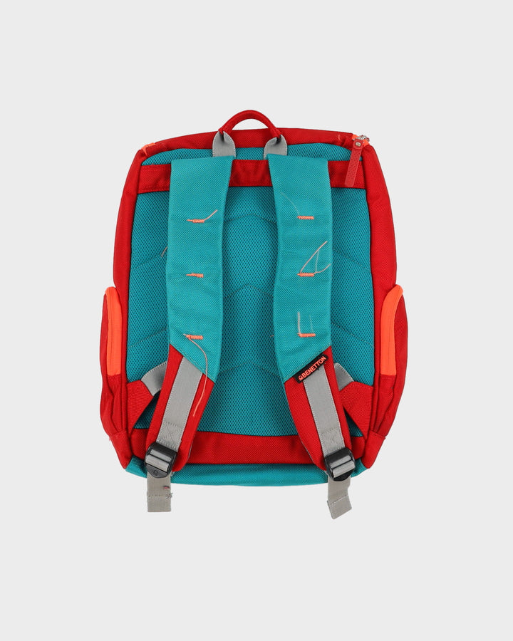 90s Benetton Red Rucksack / Backpack