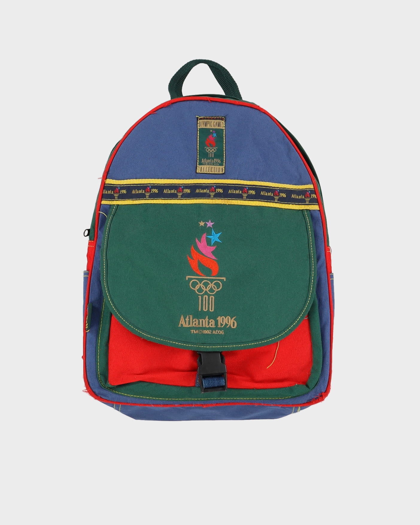 Vintage 1996 Atlanta Olympics USA Multi Colour Rucksack / Backpack