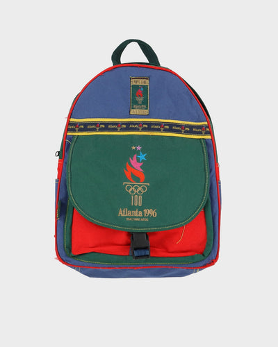 Vintage 1996 Atlanta Olympics USA Multi Colour Rucksack / Backpack