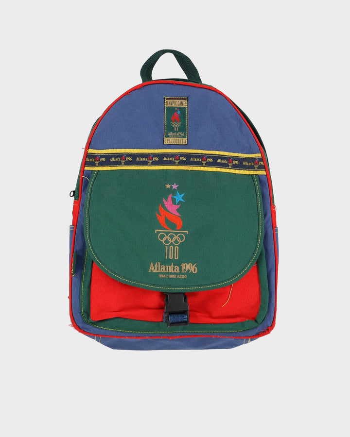 Vintage 1996 Atlanta Olympics USA Multi Colour Rucksack / Backpack
