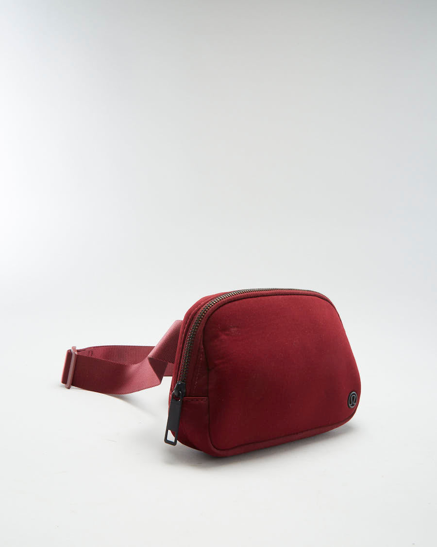 Lululemon Maroon Neoprene Fanny Pack - O/S