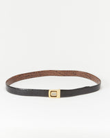 Pierre Cardin Reversible Black Brown Buckle Belt - W40 W45