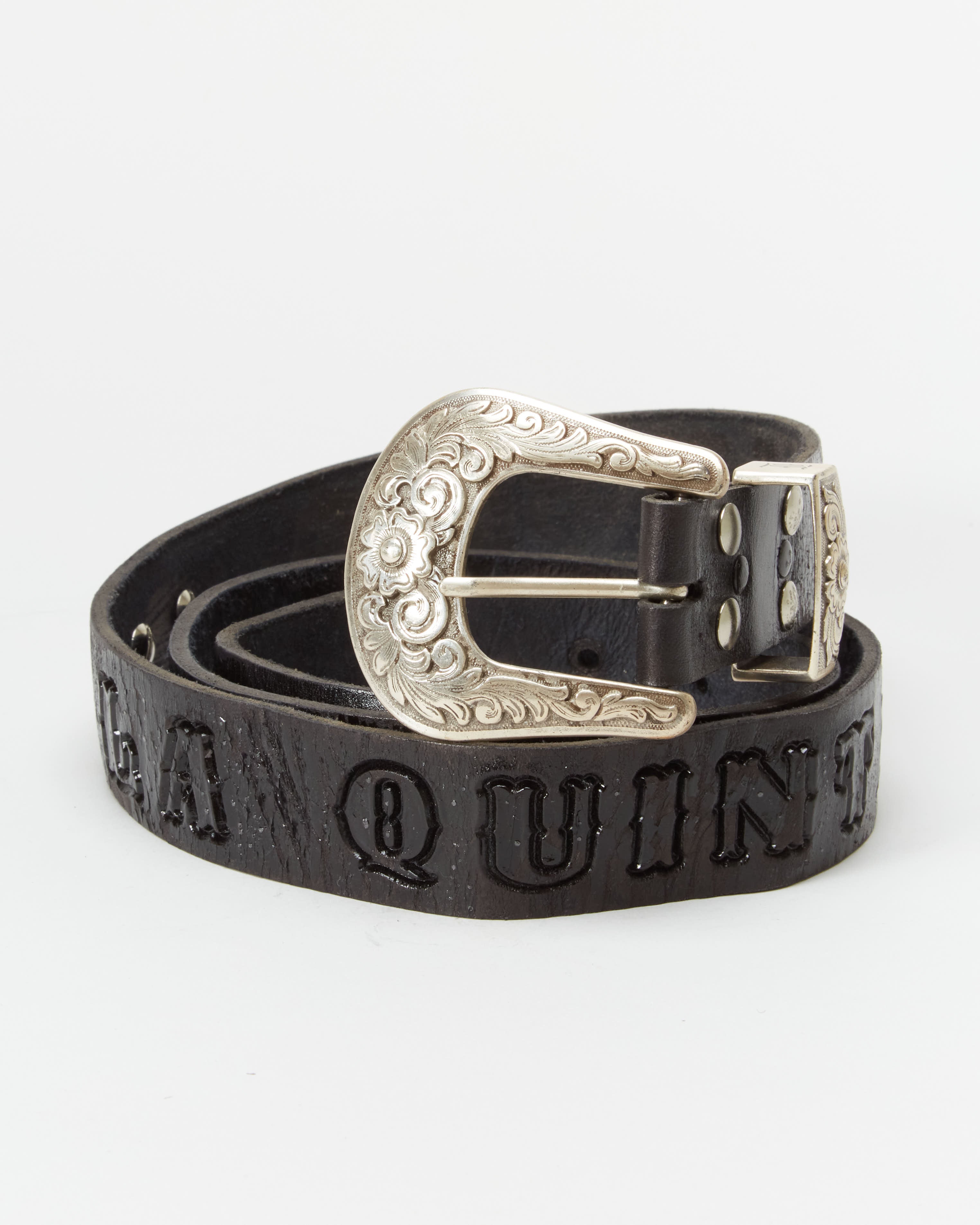 Diesel Leather With Rivets Belt - W43 W47