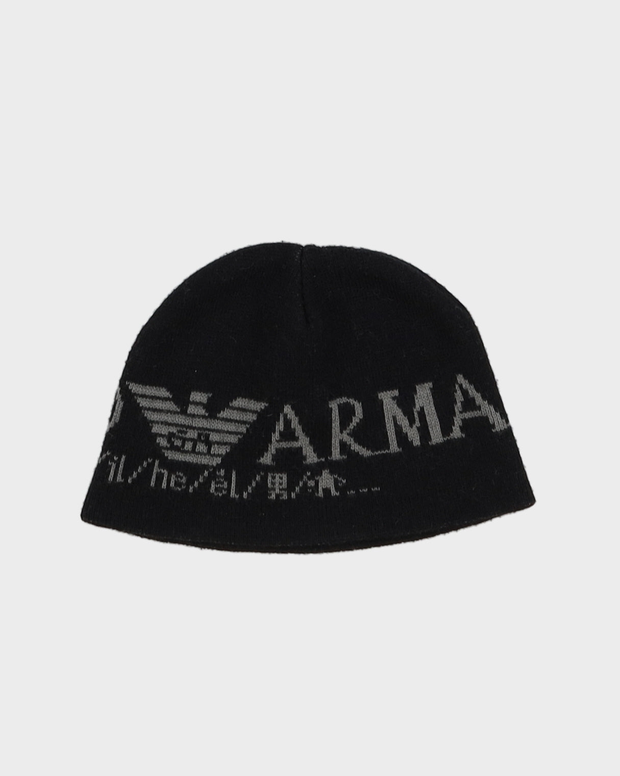 Unisex Black Emporio Armani Hats
