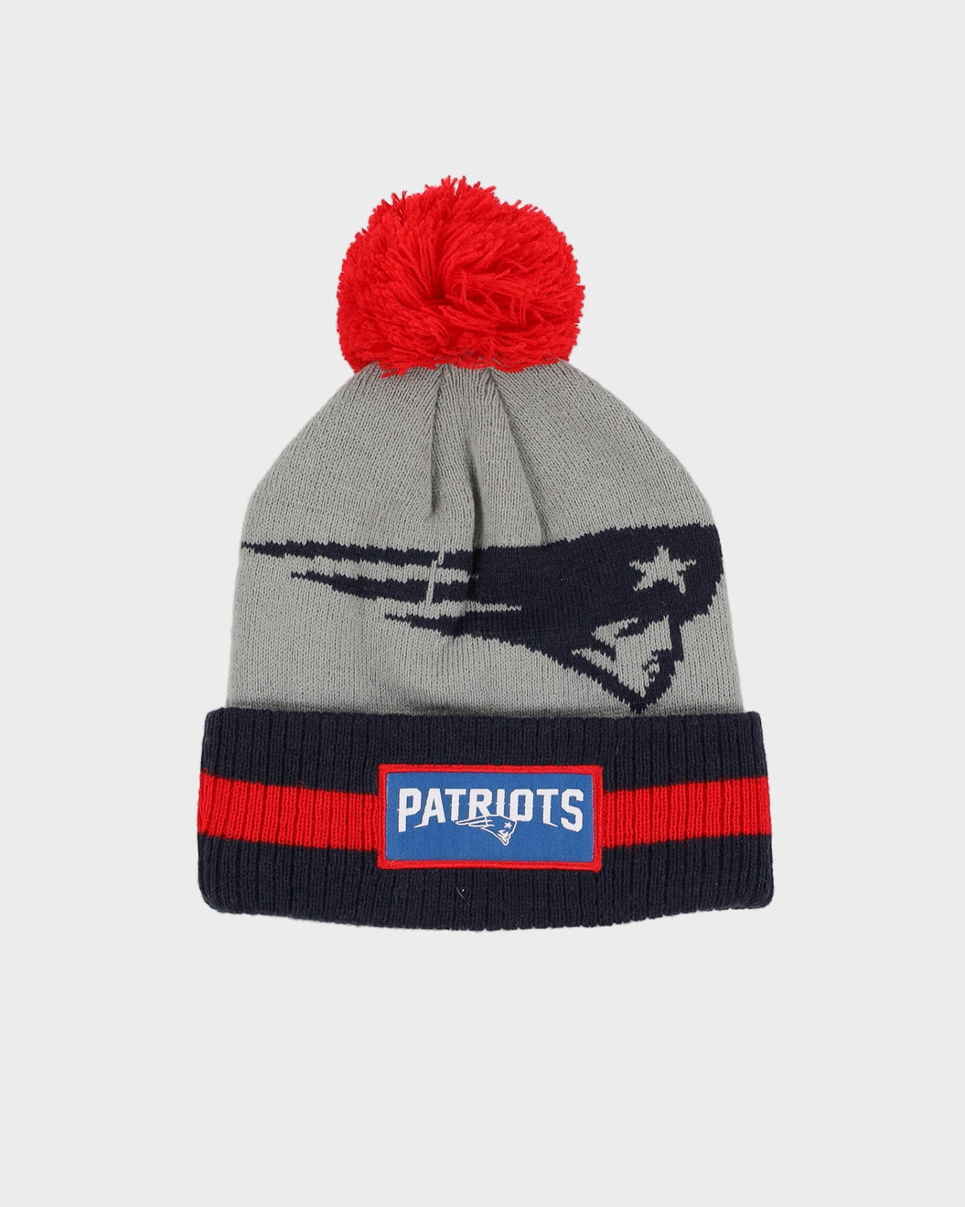 Gorro Con Pompón Nfl De Los New England Patriots – Rokit
