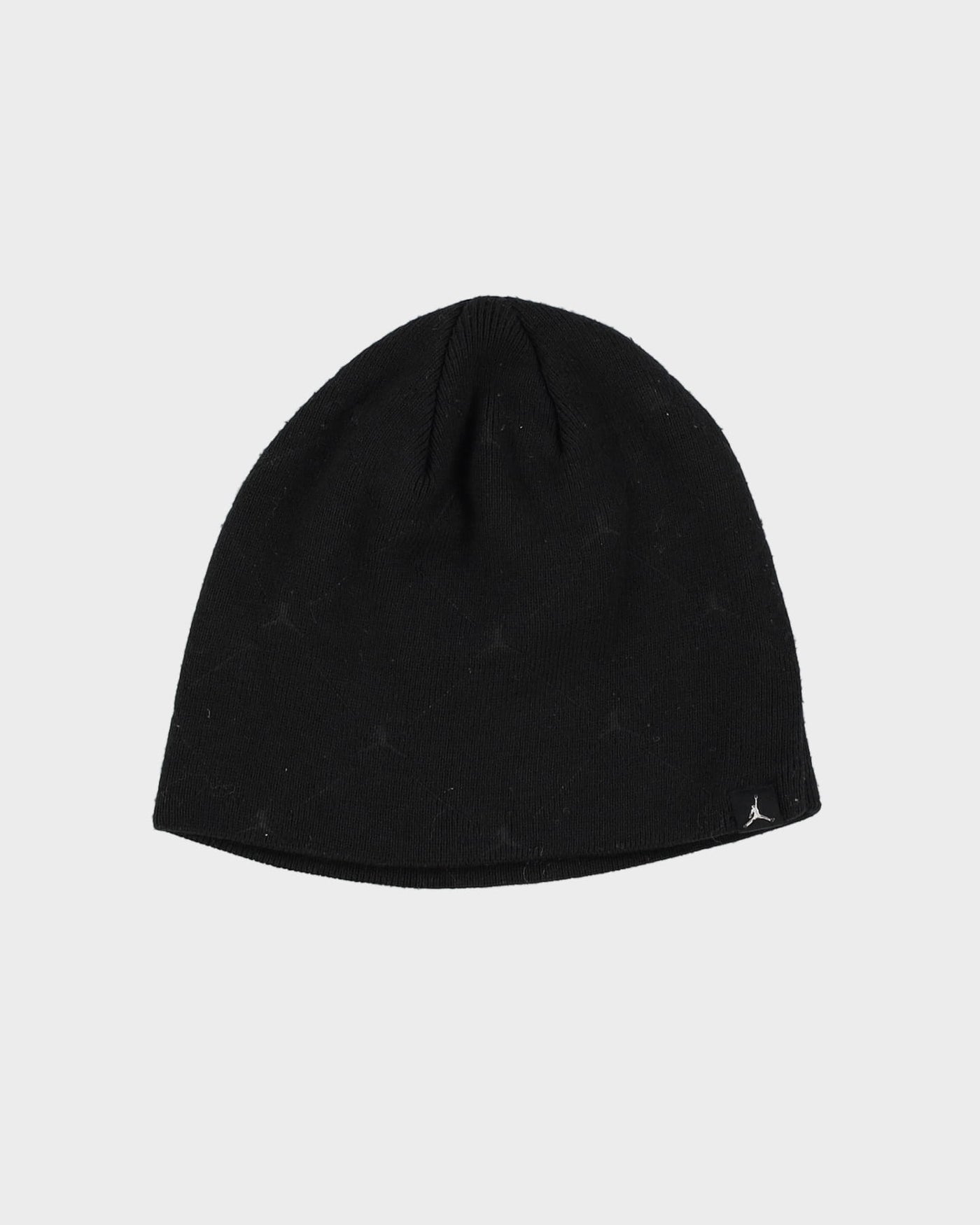 Jordan Black Repeat-Pattern Beanie