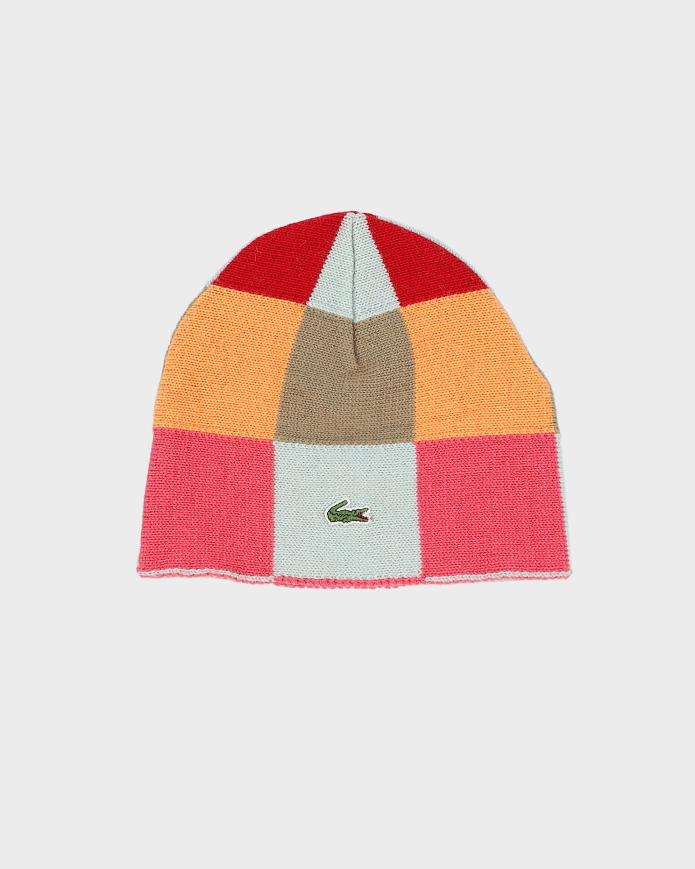 Lacoste Multi Coloured Pattern Beanie