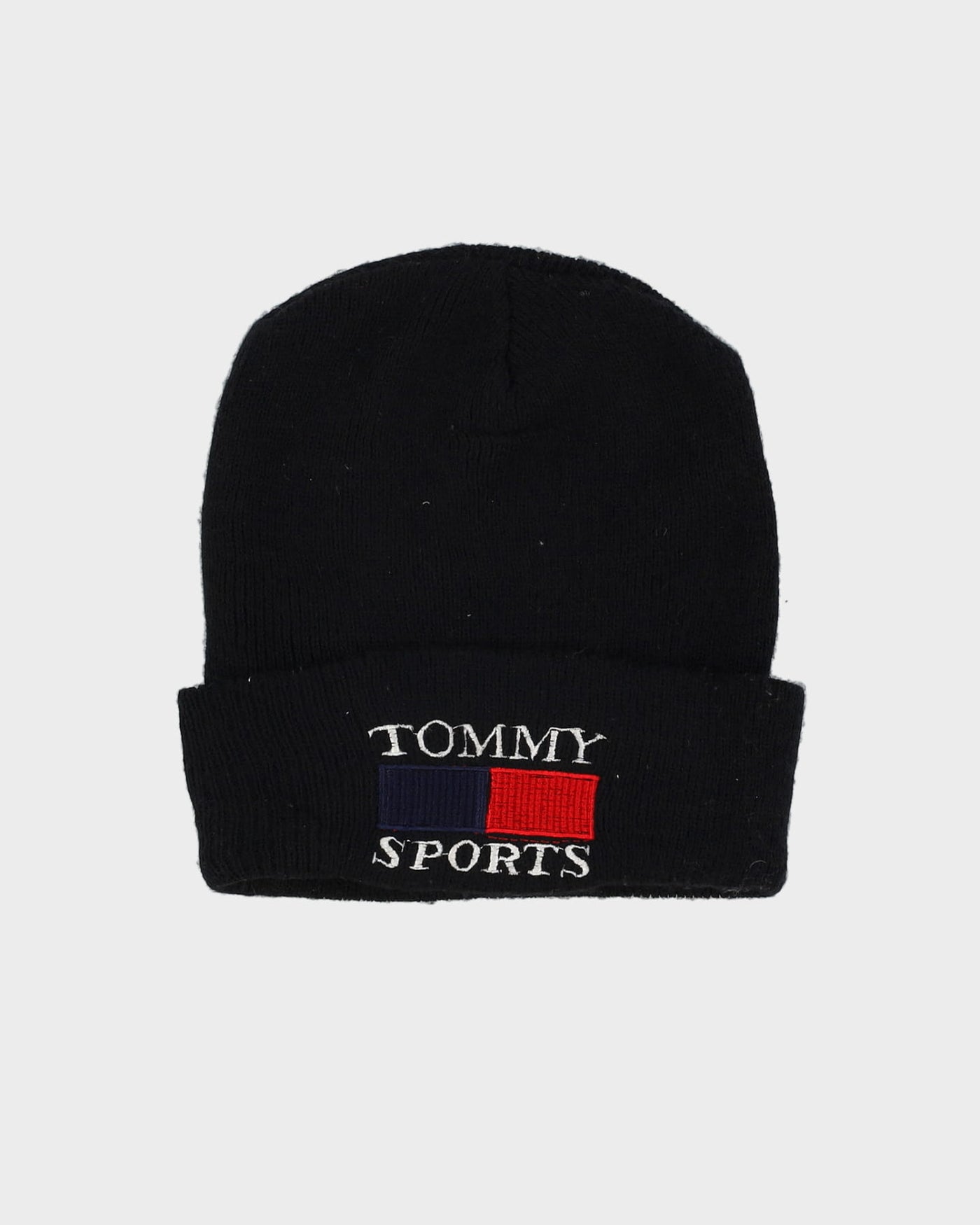 Tommy Hilfiger Black Embroidered Logo Beanie
