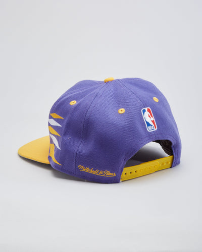 Mitchell & Ness NBA LA Los Angeles Lakers Purple / Yellow Snapback Hat