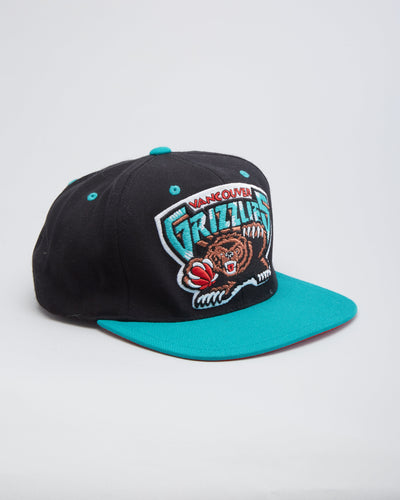 Mitchell & Ness NBA Vancouver / Memphis Grizzlies Black / Green Snapback Hat