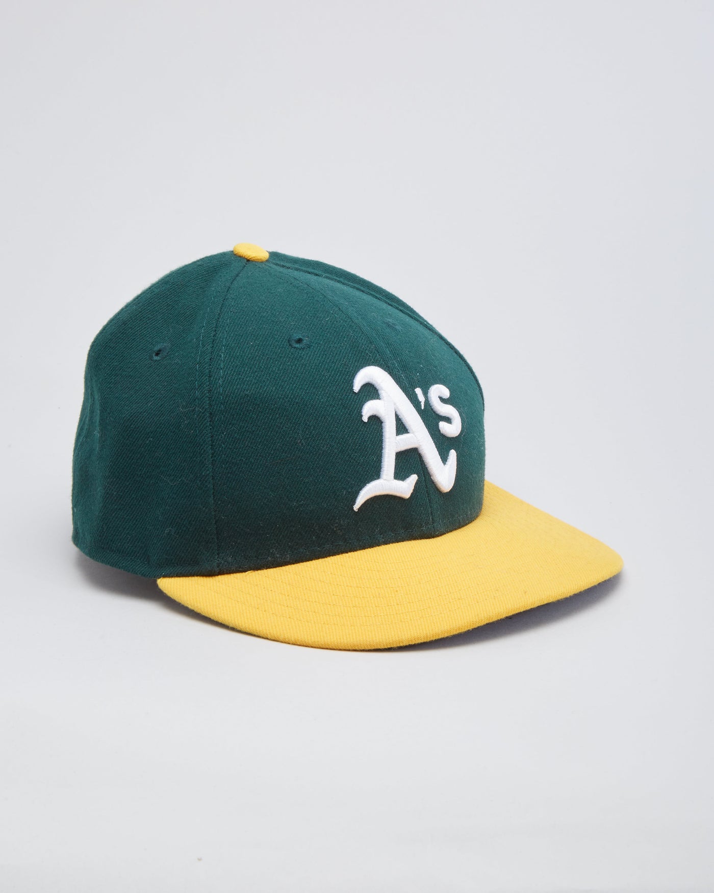 Oakland A's New Era Green Fitted Cap / Hat - 7 1/8