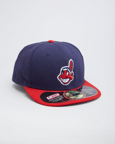 Cleveland Indians / Guardians Navy / Red Fitted Cap / Hat - 7 1/2