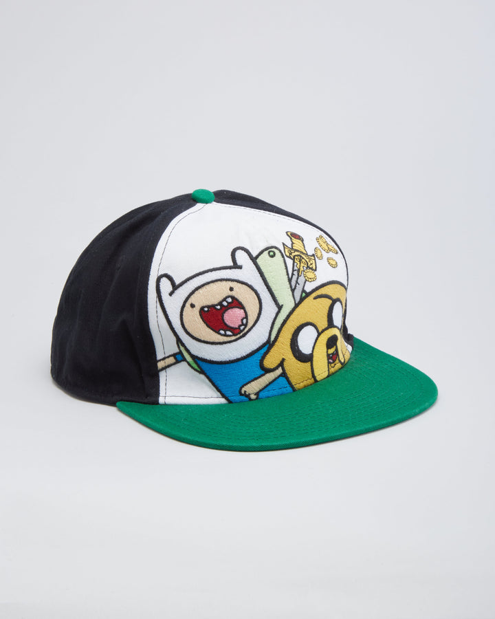 2013 Adventure Time Black / Green Snapback Cap / Hat