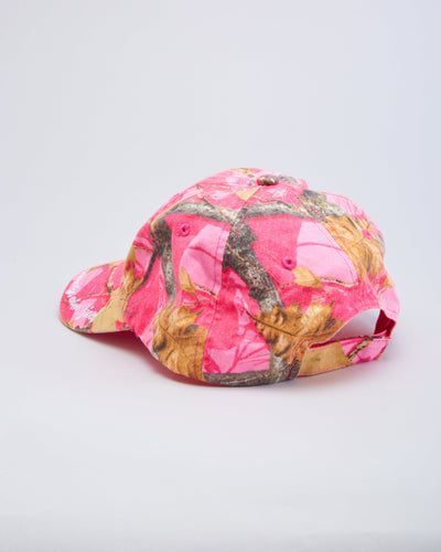 Pretty In Pink Deadly In Camo Slogan Pink Camouflage Baseball Cap / Hat