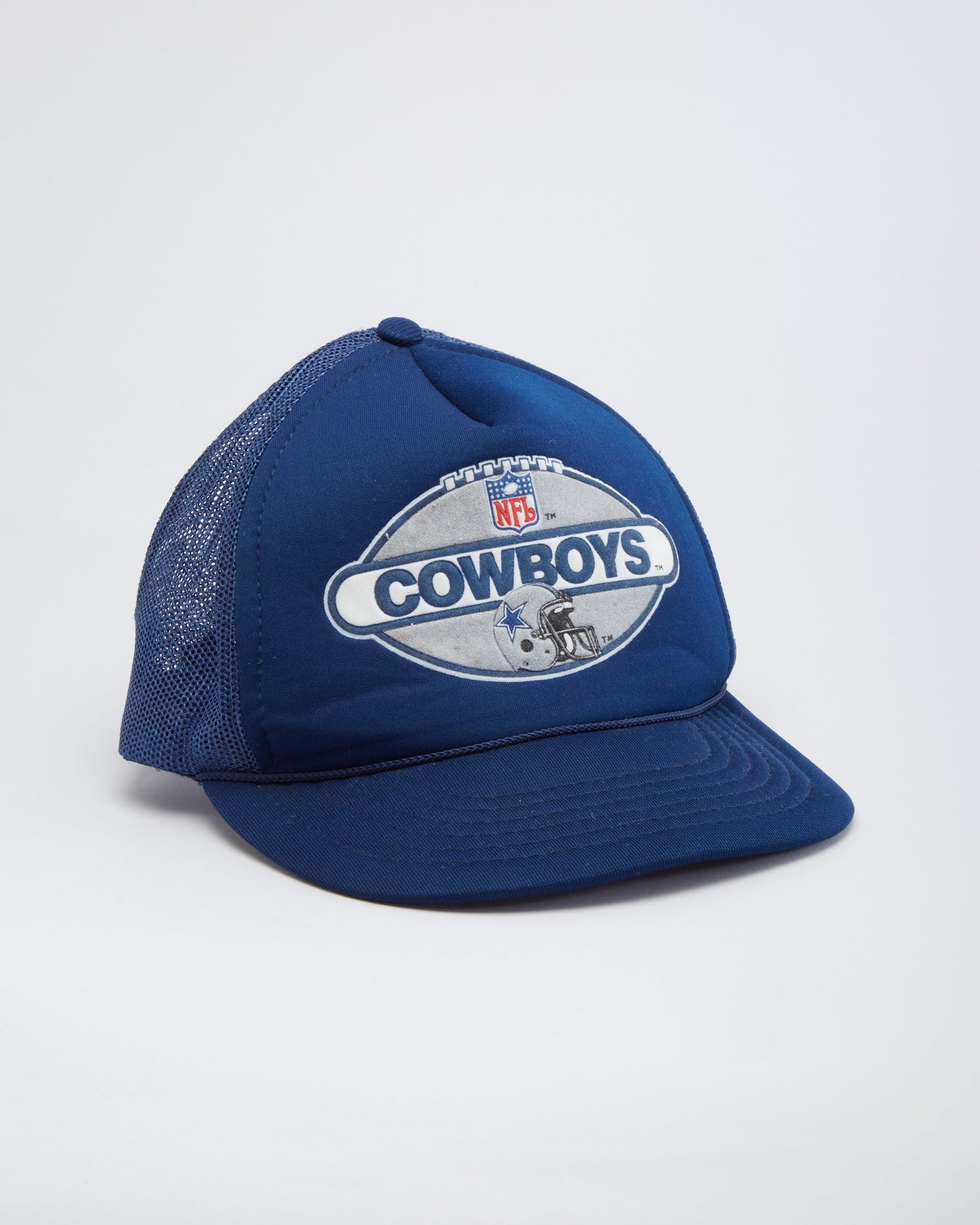 Vintage 80s Dallas Cowboys Drew Pearson NFL Navy Snapback Trucker Hat