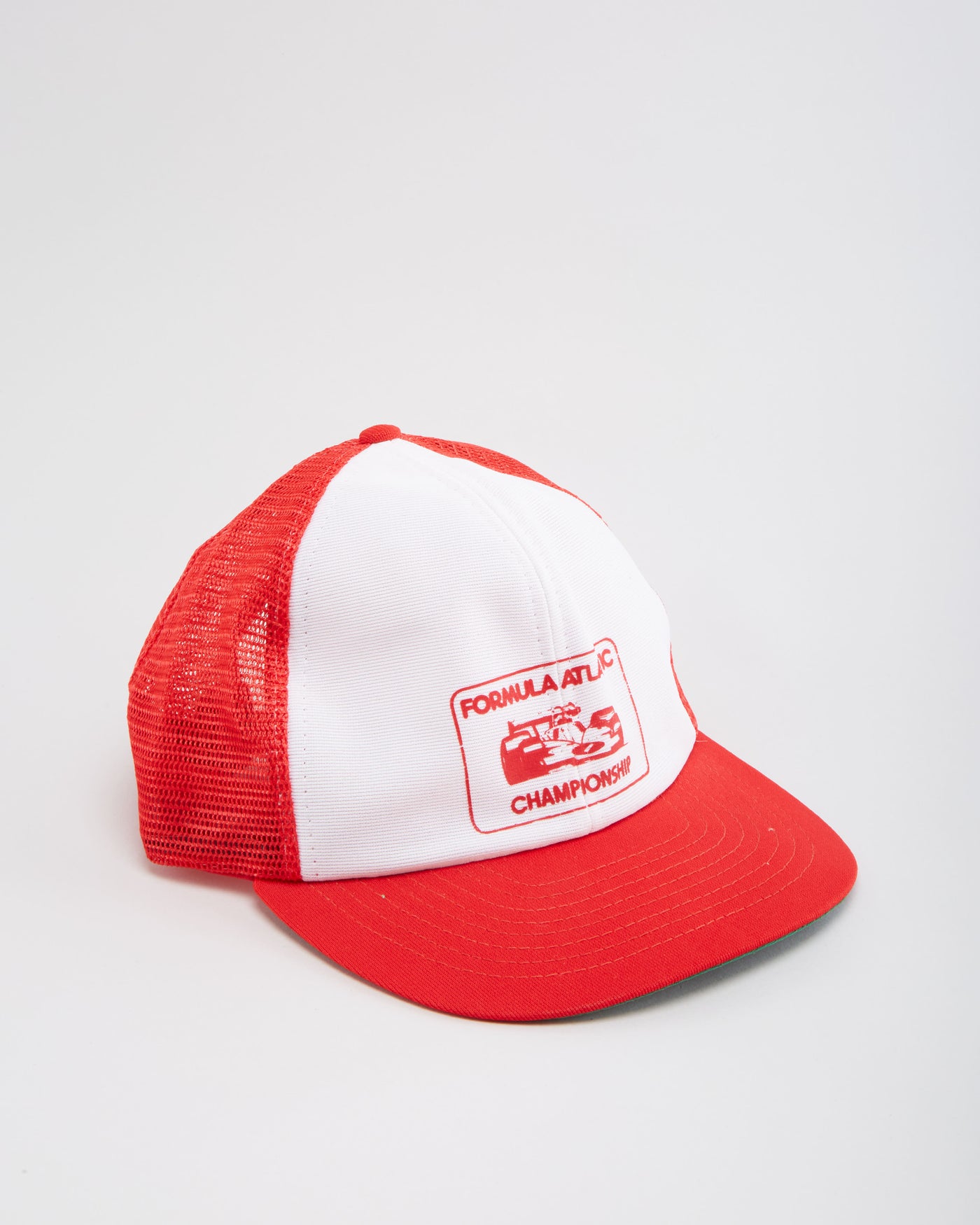Vintage 80s Formula Atlantic Championship Red / White Trucker Hat