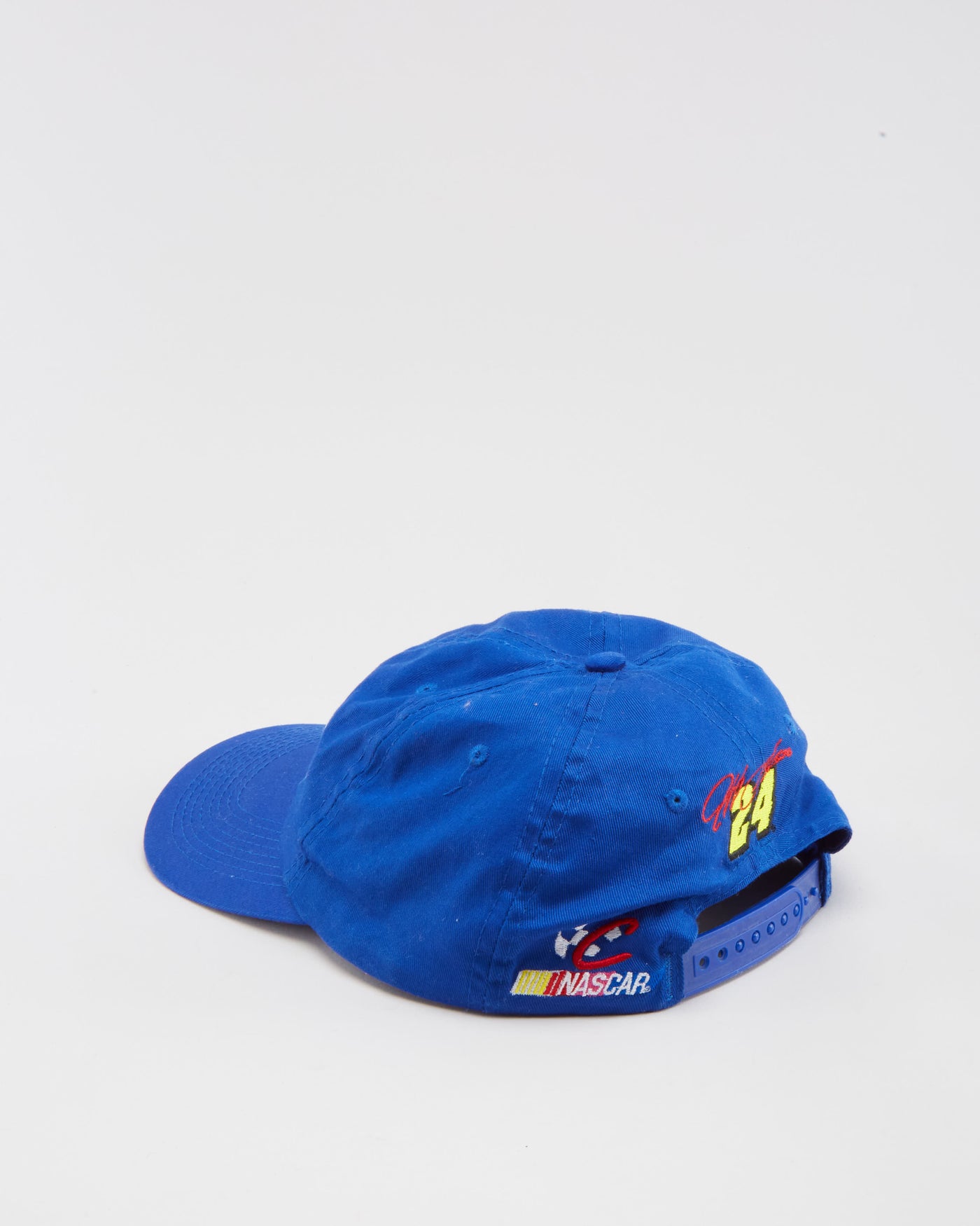 Vintage 90s Jeff Gordon Chase Authentics Pepsi Racing Blue Snapback Cap